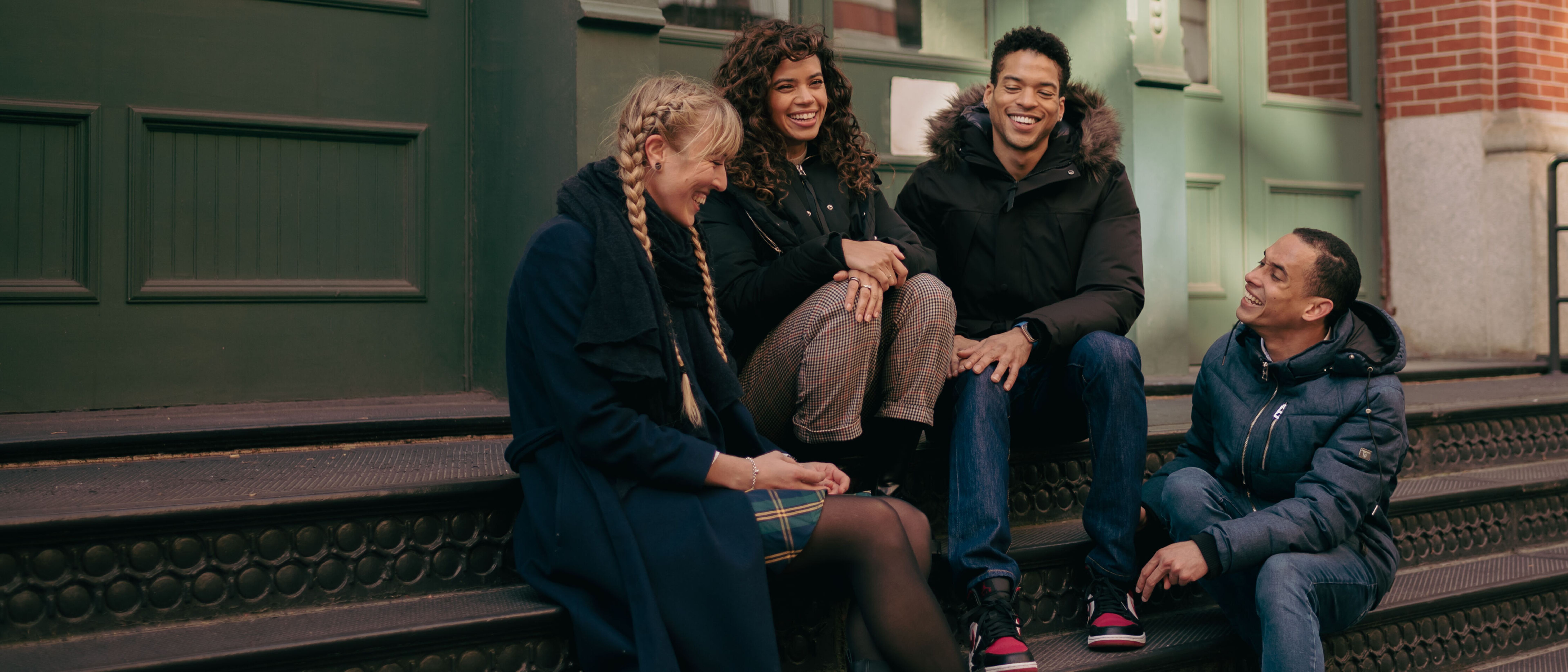 Motel One Group employees talking to each other in New York City