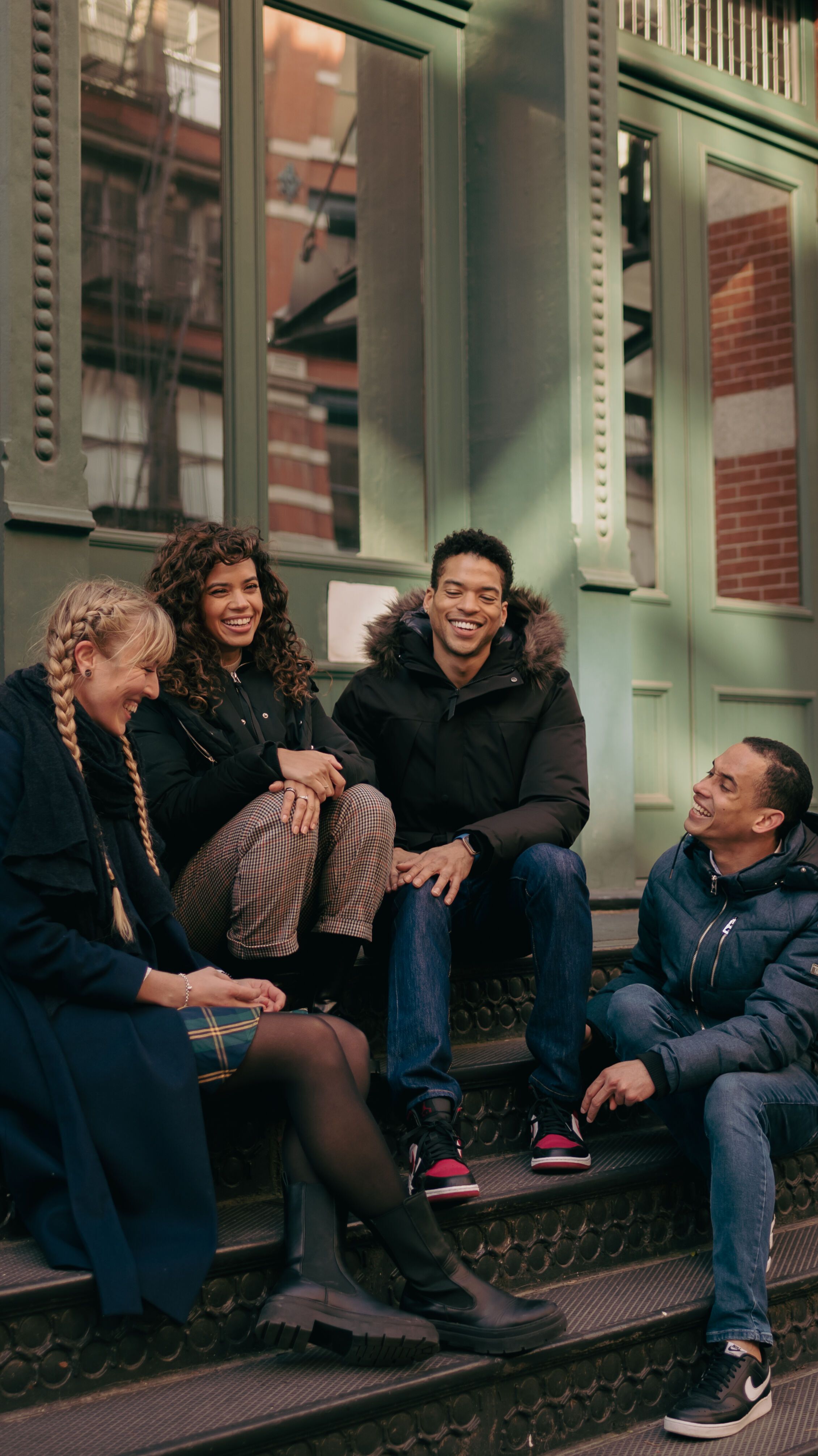 Motel One Group employees talking to each other in New York City