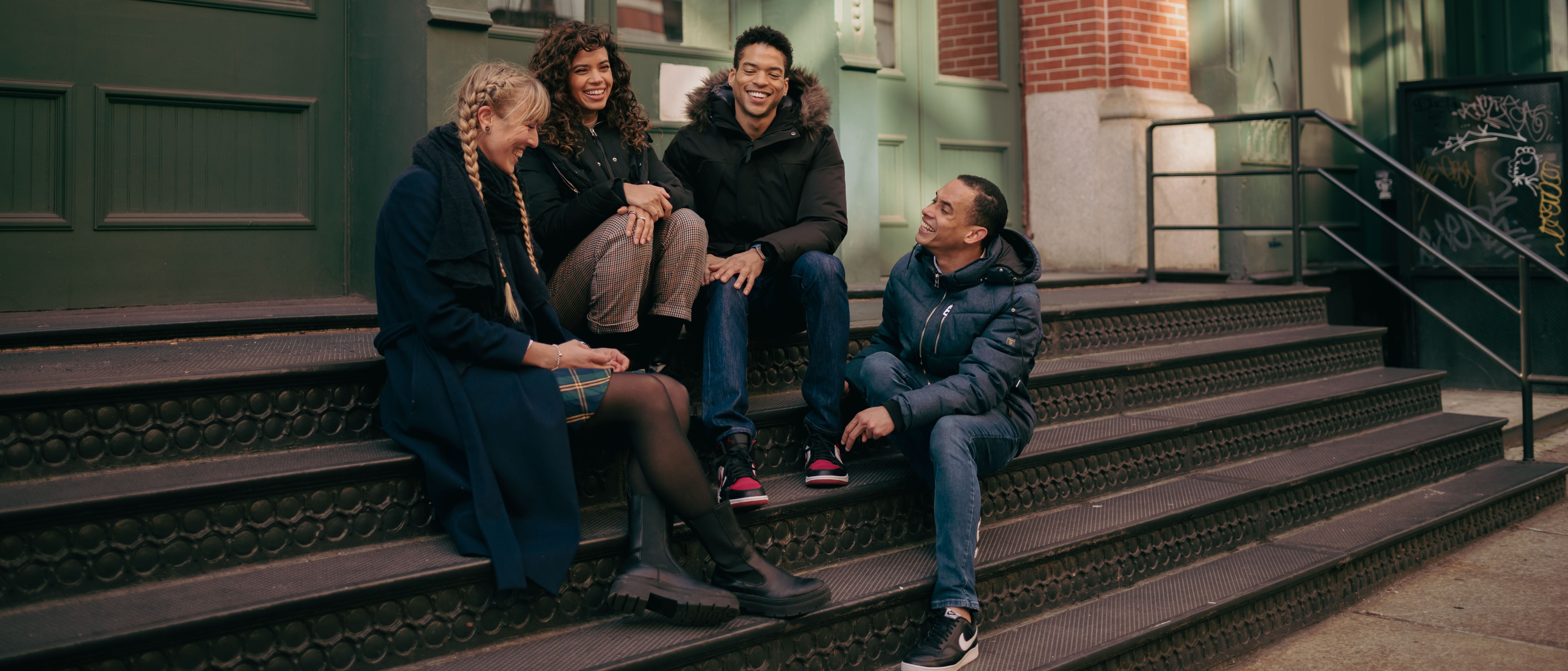 Motel One Group employees talking to each other in New York City