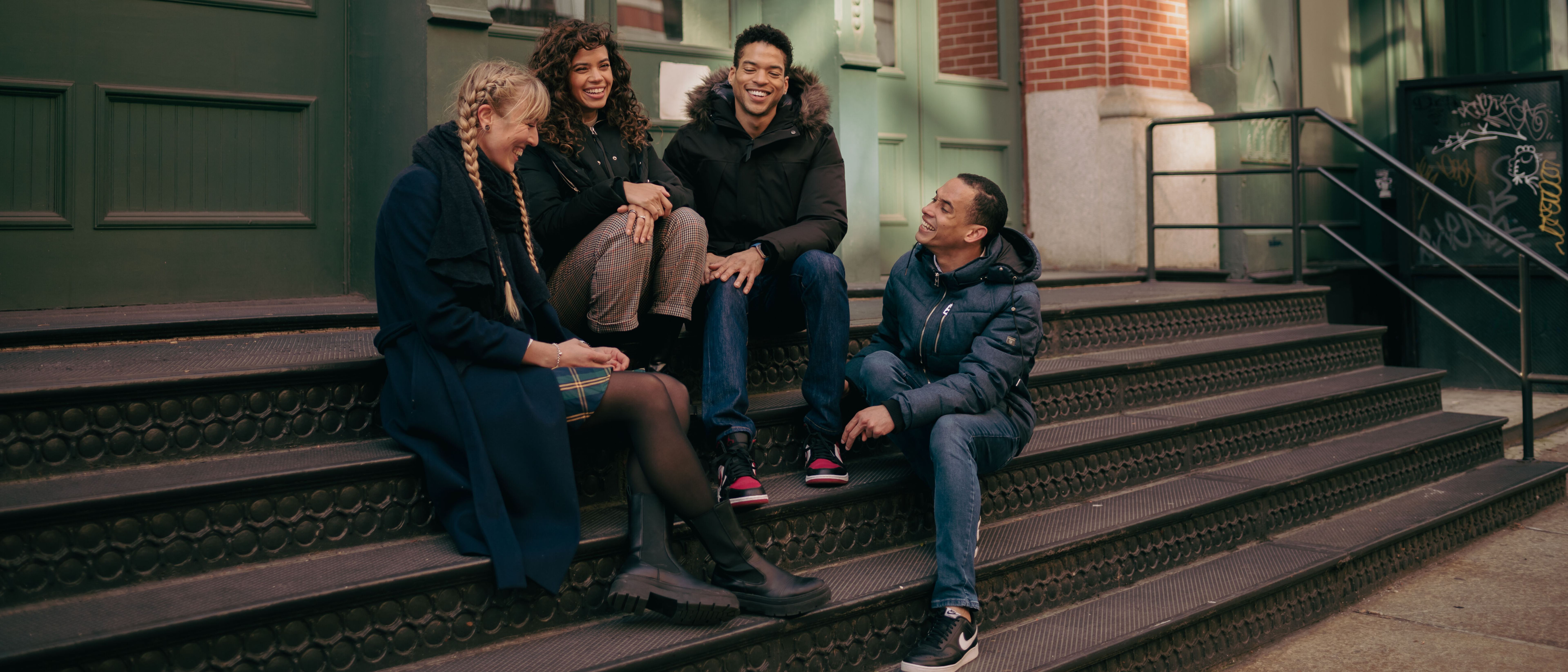 Motel One Group employees talking to each other in New York City