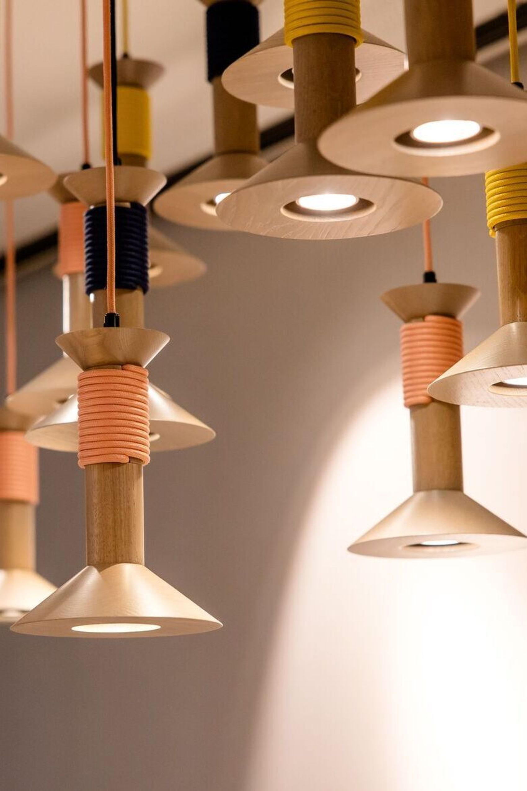 designhotel Antwerp Motel One indoor area ceiling lamps