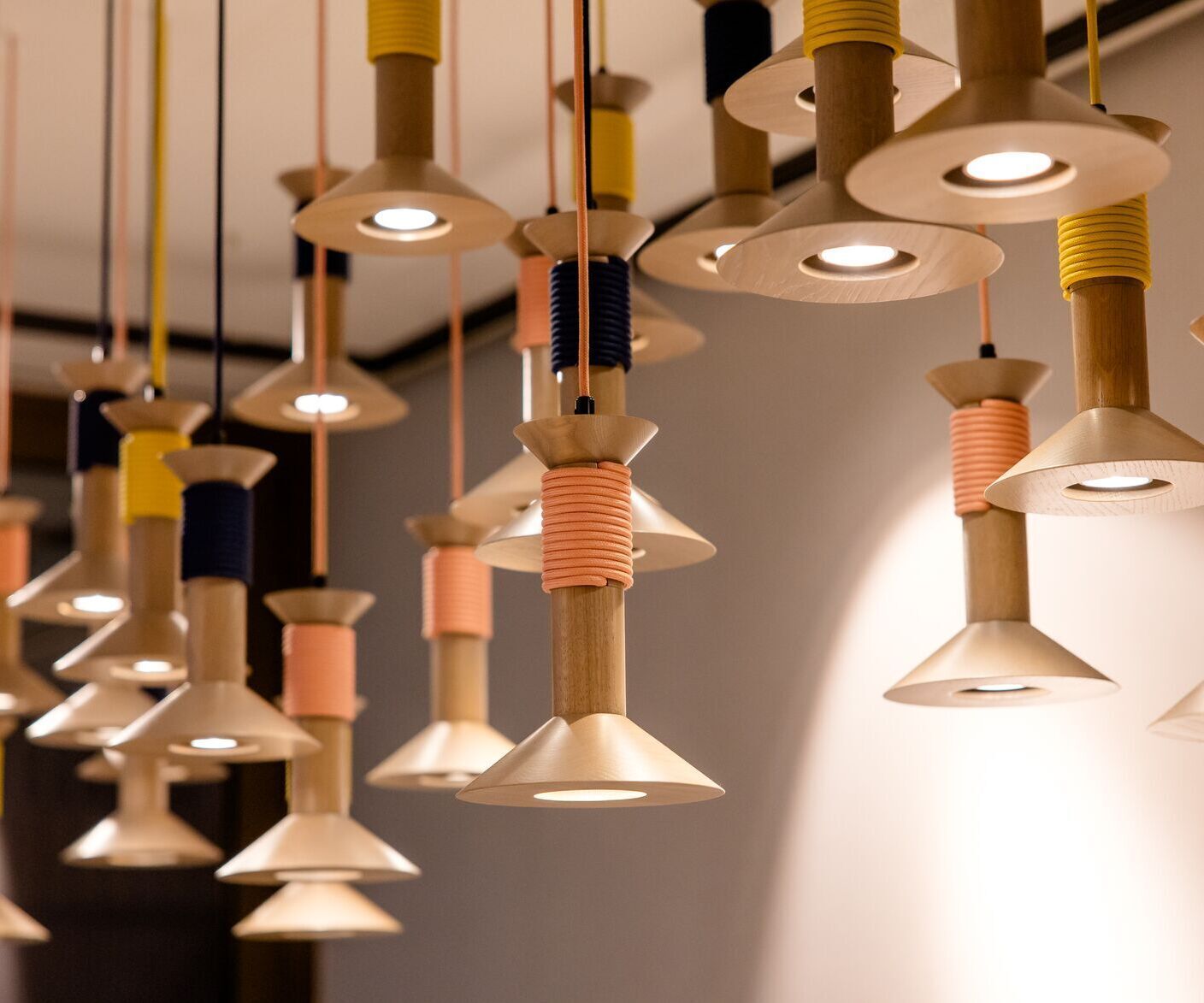 designhotel Antwerp Motel One indoor area ceiling lamps