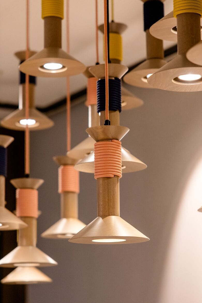 Designhotel Antwerpen Motel One Innenbereich Deckenlampen