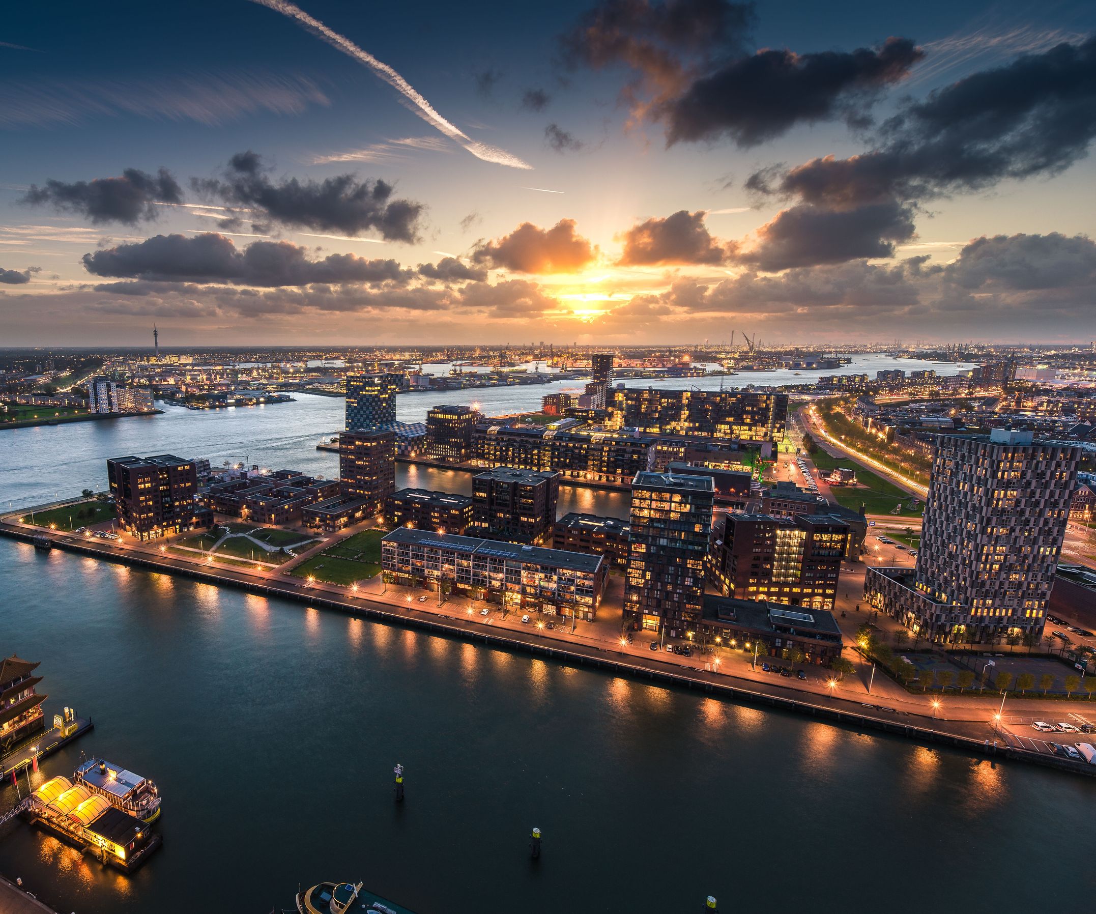 Hotel Rotterdam Motel One Stadtblick