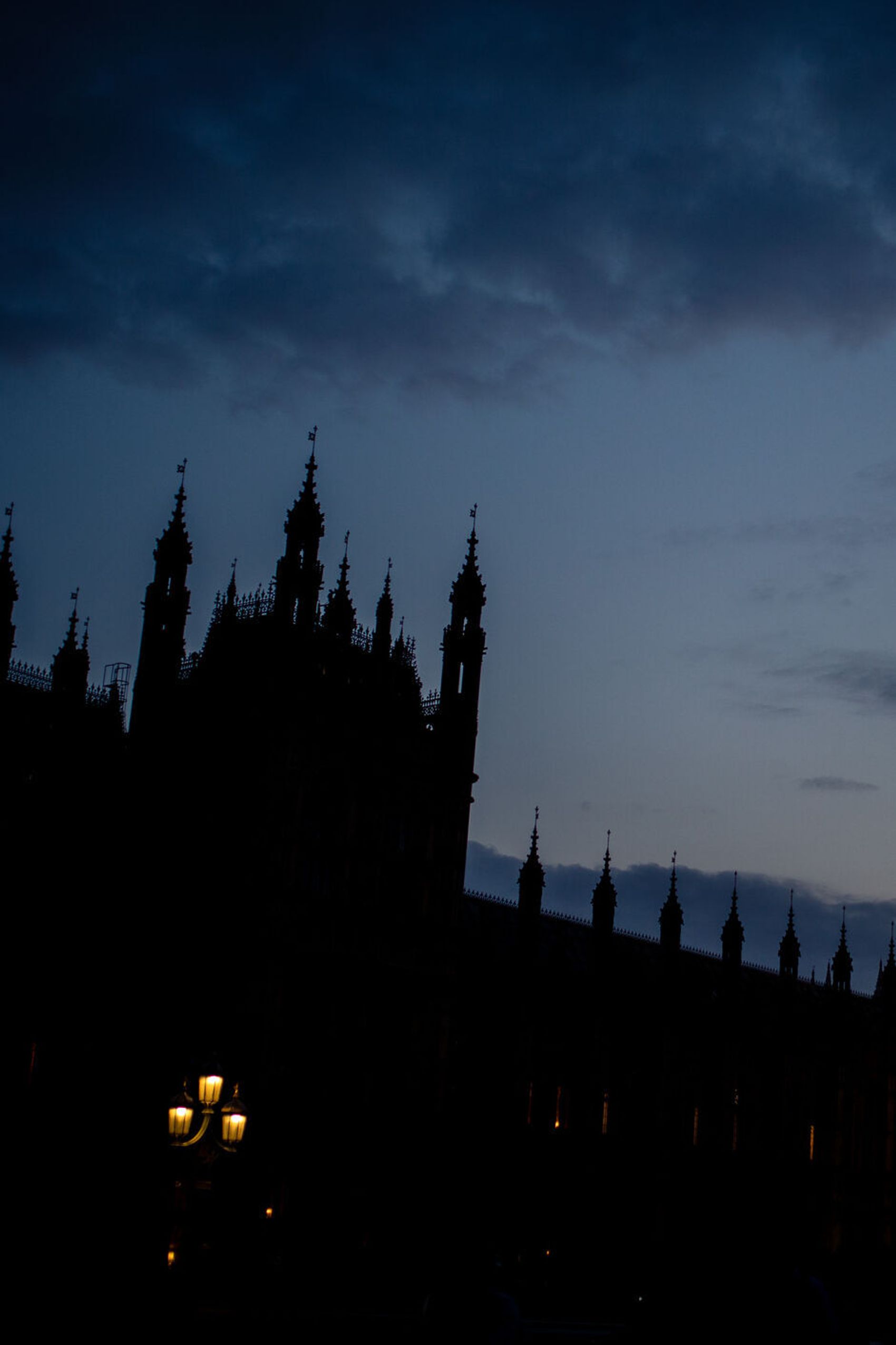 night scenery of the big ben with westminster palace in london