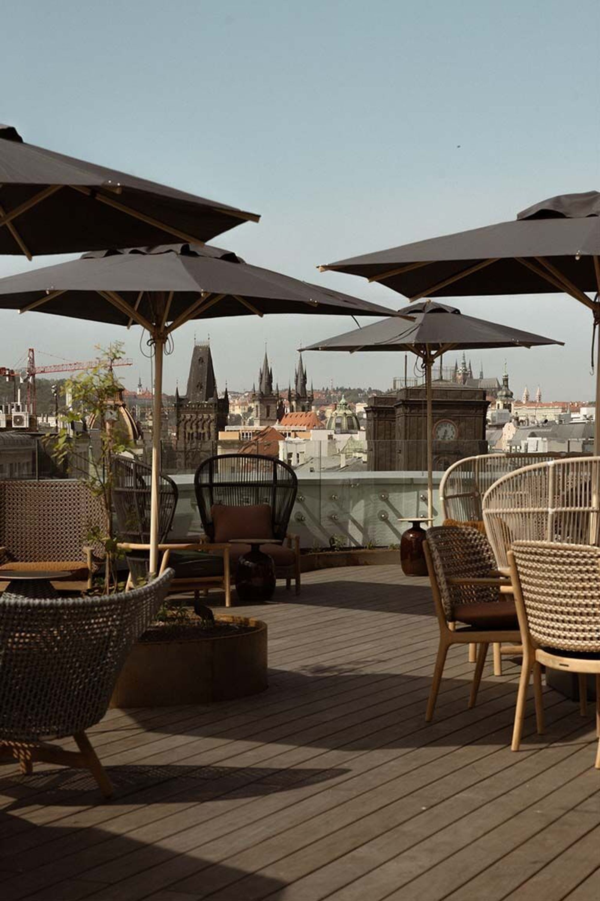The Cloud One hotel Prague rooftop terrace