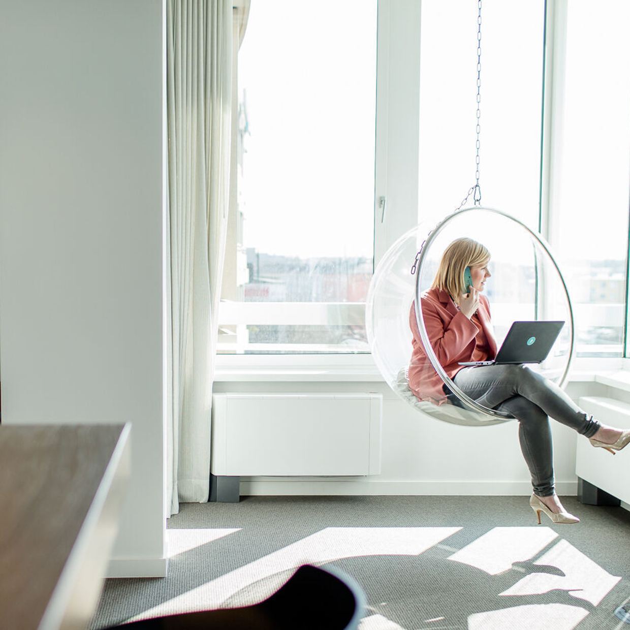 Motel One Headquarters employee working in the office