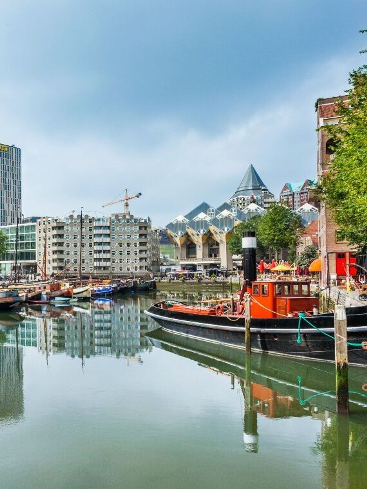 designhotel Rotterdam Motel One cityscape with cube houses designhotel Rotterdam Motel One cityscape with cube houses