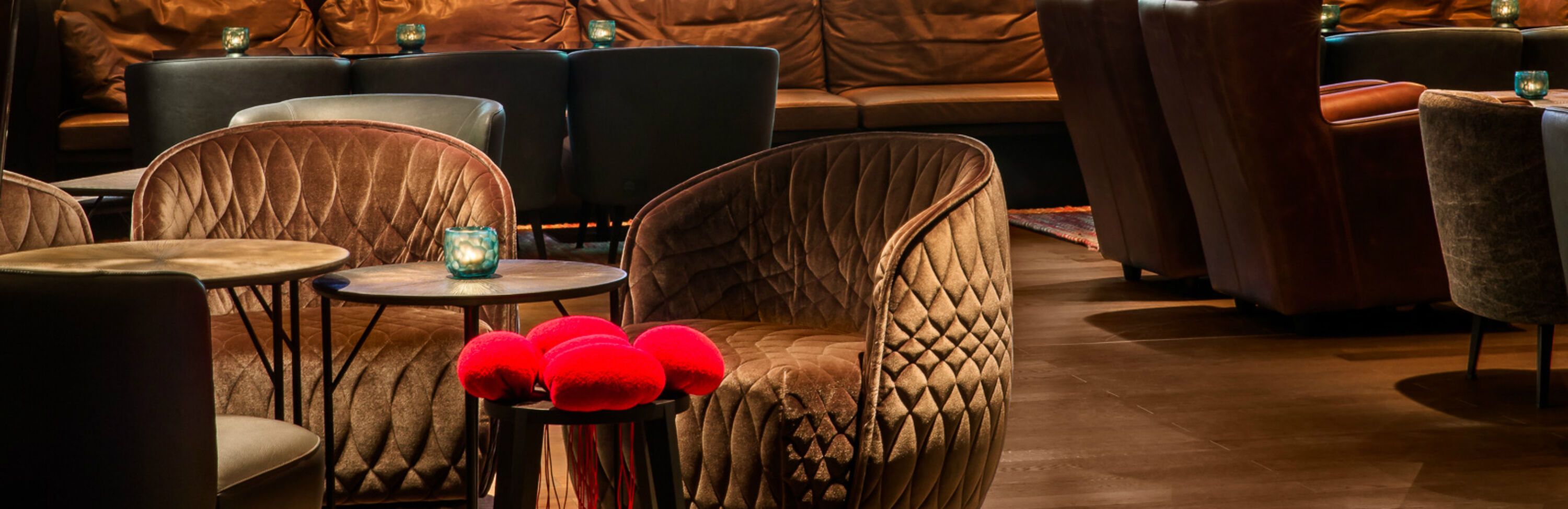 hotel Freiburg Motel One close-up of several airmchairs