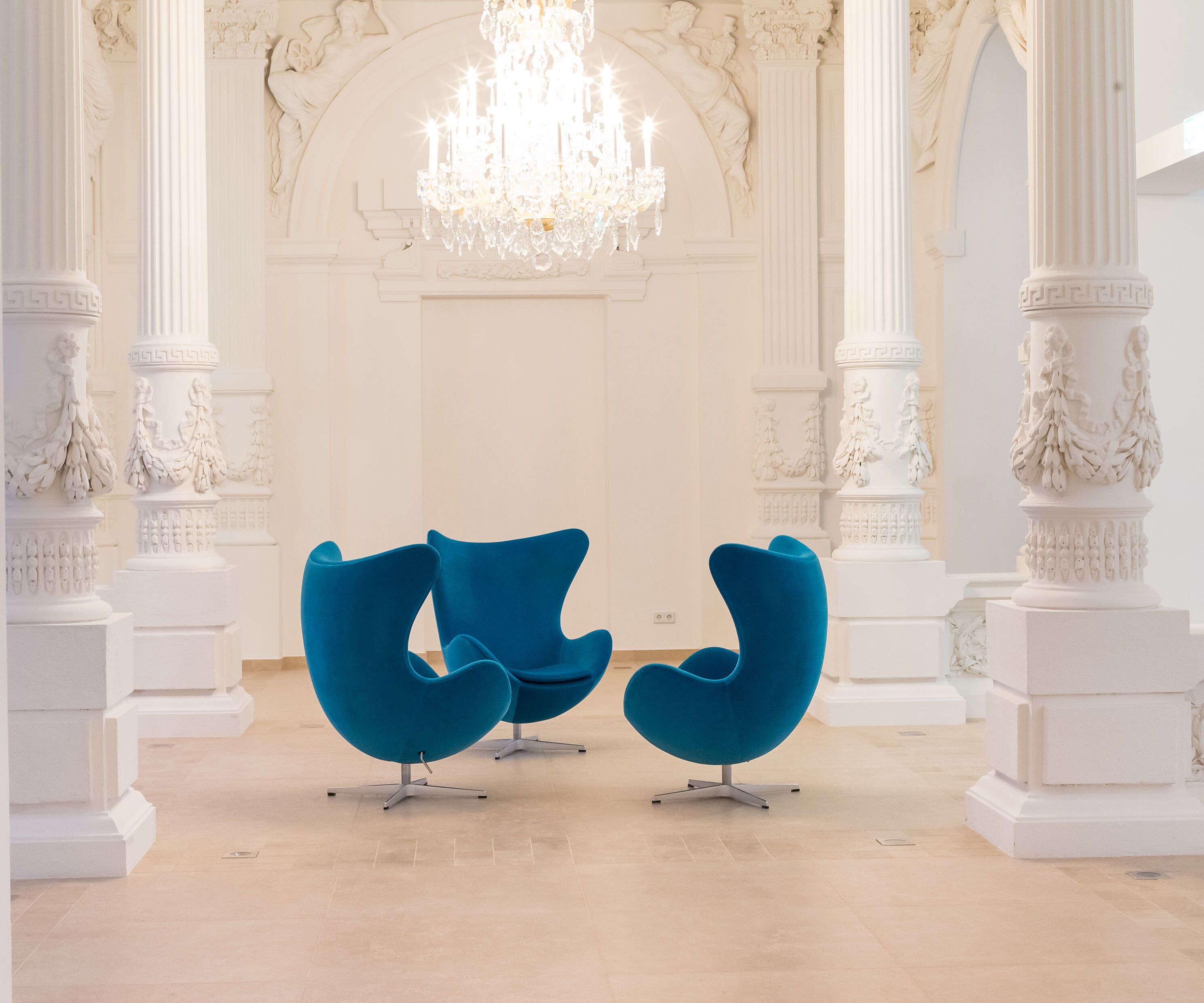 Hotel Vienna State Opera Motel One lounge with eggchair