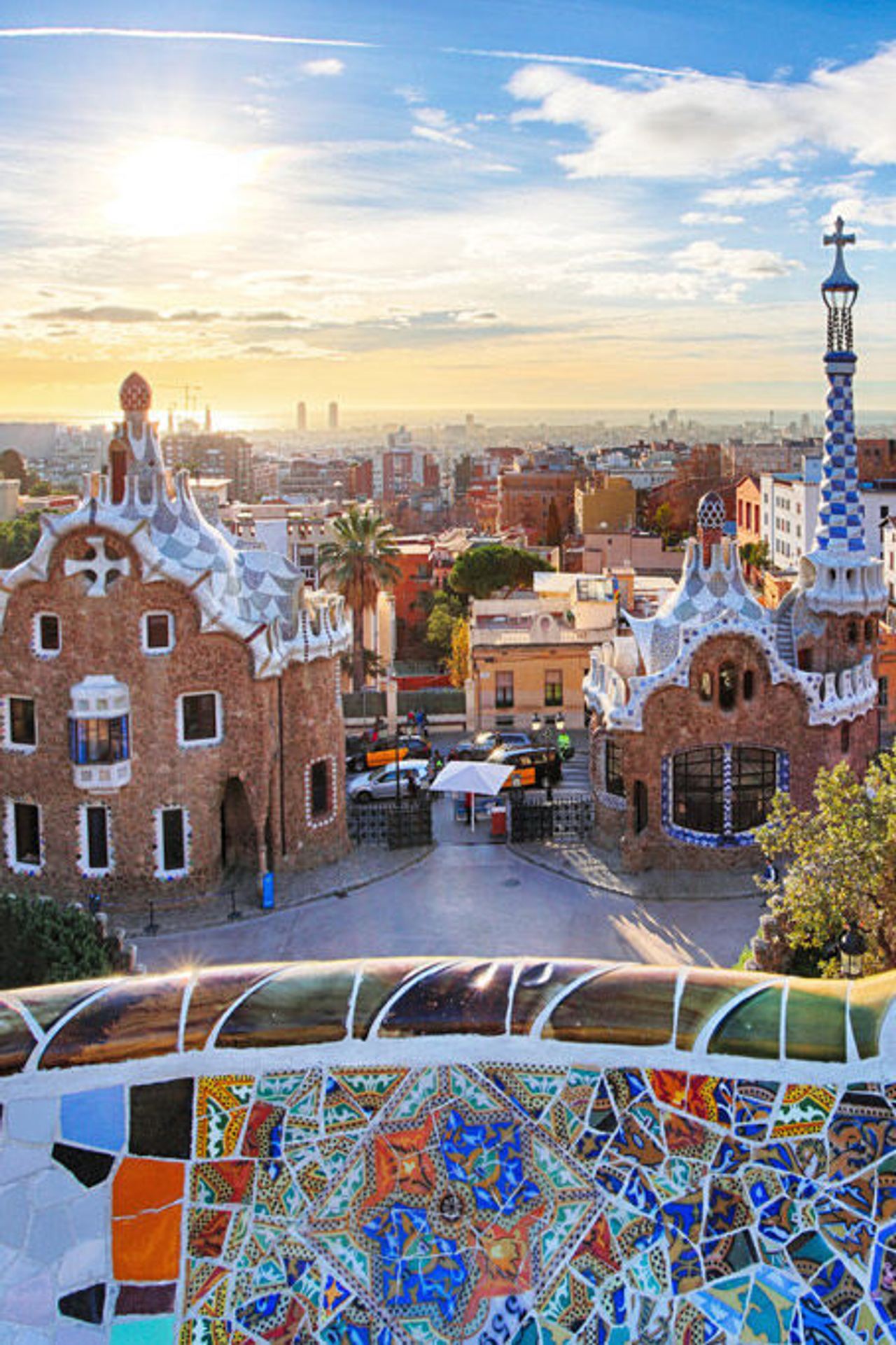 Hotel Barcelona Ciutadella Motel One Stadtbild Park Güell