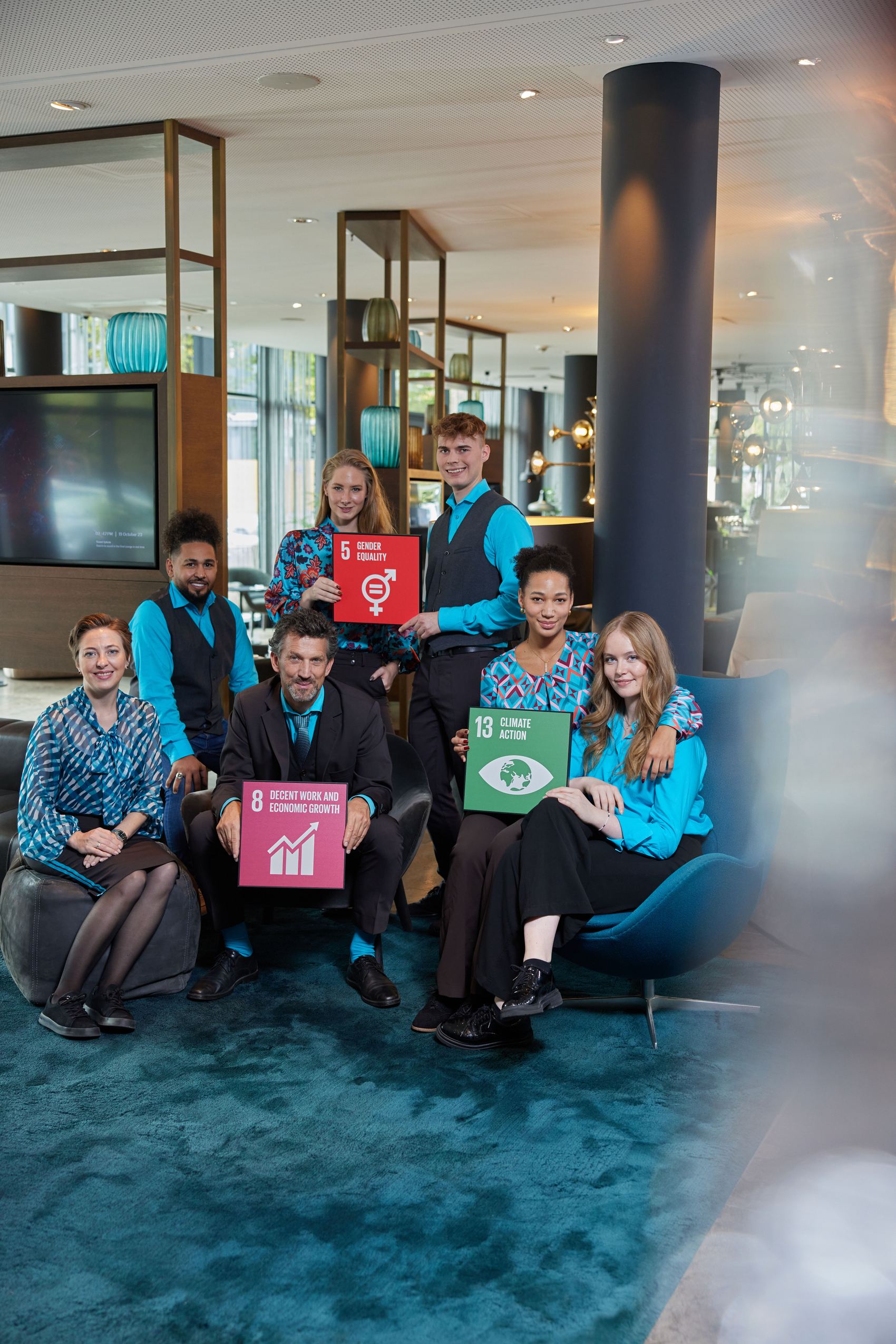Motel One employees with Green Key certificates