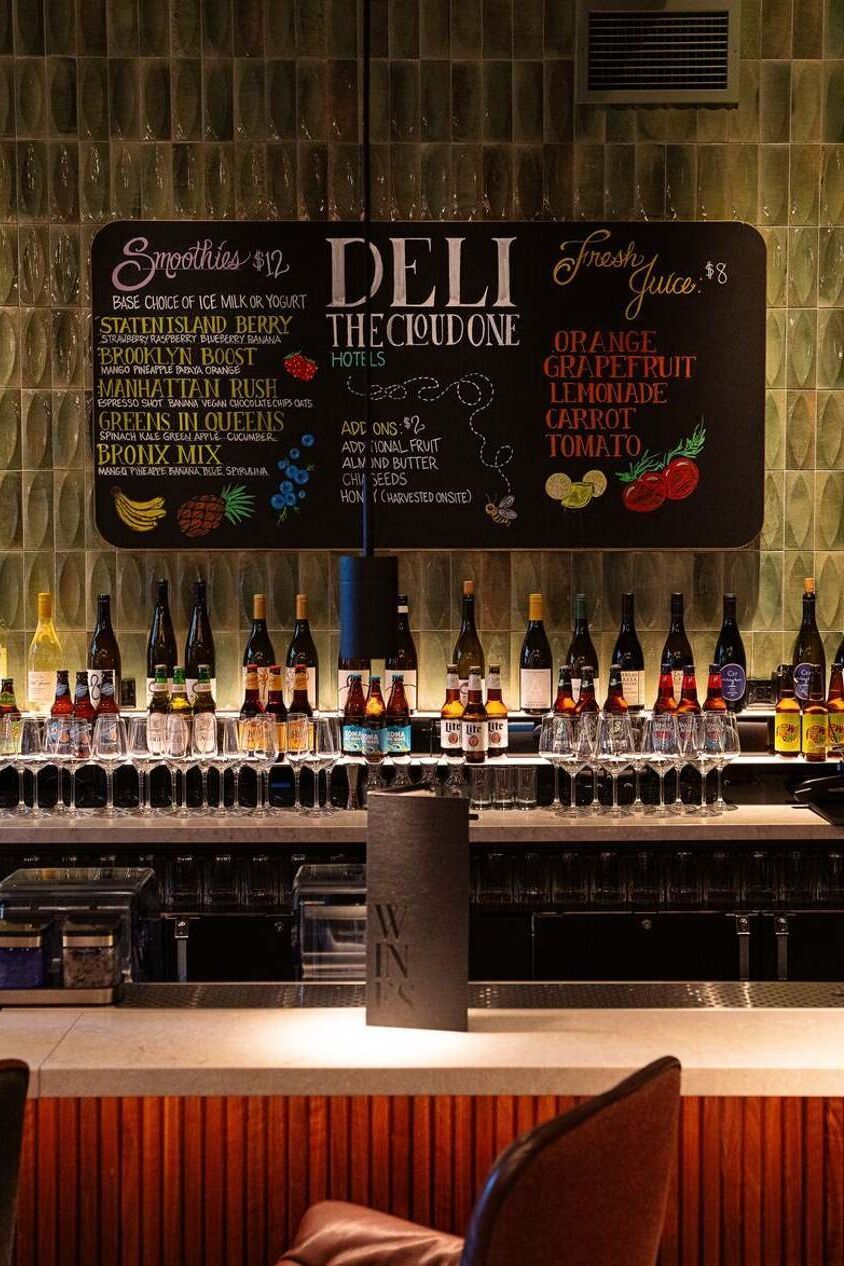 designhotel New York Downtown The Cloud One bar in deli designhotel New York Downtown The Cloud One bar in deli