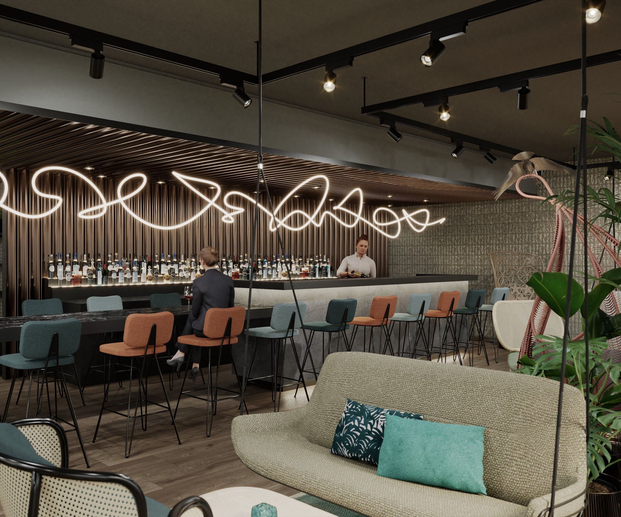 Hotel Wien Donau City Motel One Rendering Hotel Wien Donau City Motel One Rendering