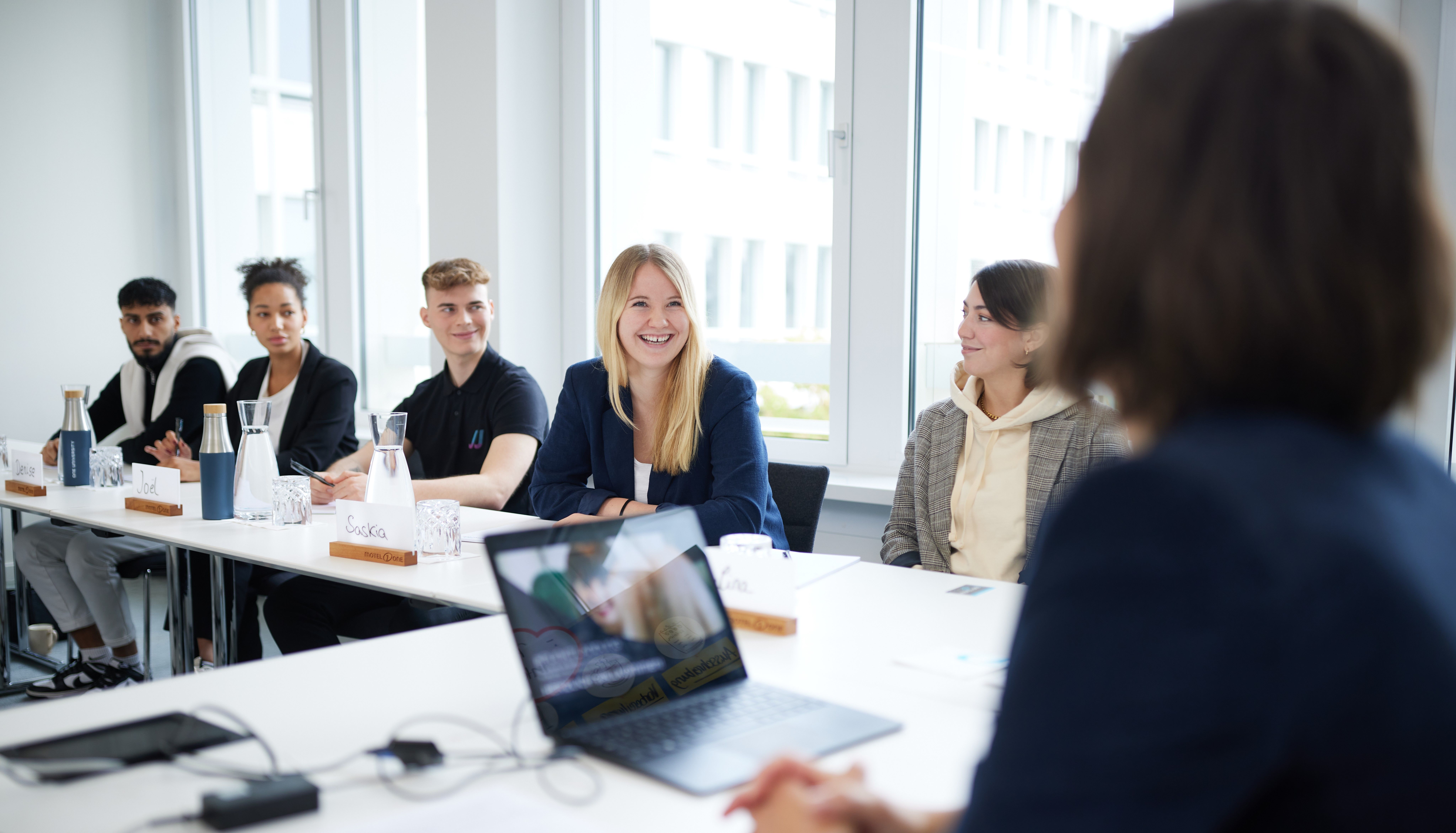 Motel One employees taking part on a training at One University